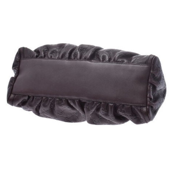 Gucci Guccisima Semi Shoulder Bag Brown GG Calf - Picture 4 of 12